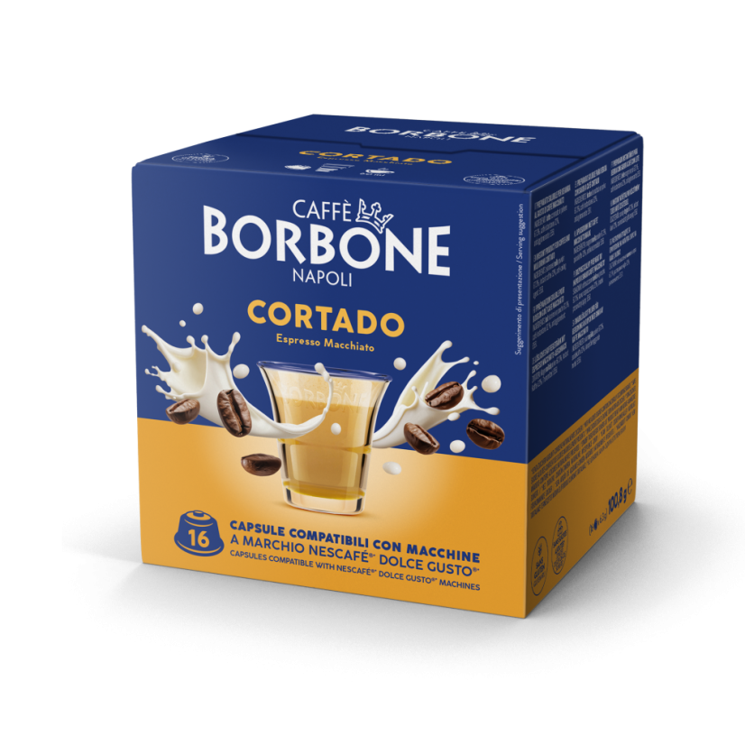 Caffe Borbone Cortado kapsle do Dolce Gusto® 16 Ks Caffe Borbone Cortado kapsle do Dolce Gusto® 16 Ks