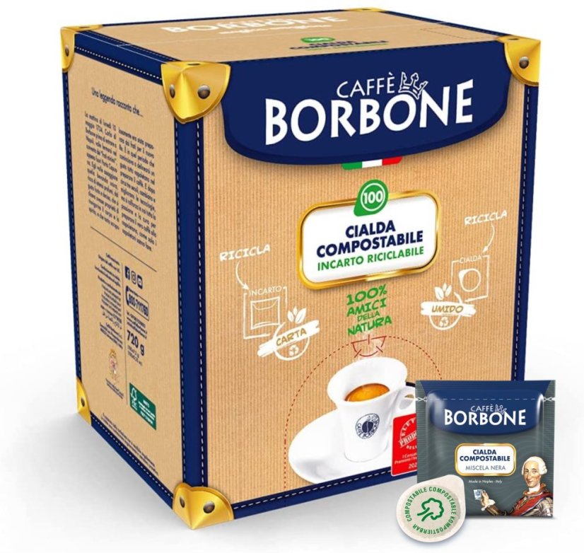 E.S.E. POD Caffe Borbone Miscela NERA 100 ks E.S.E. POD Caffe Borbone Miscela NERA 100 ks