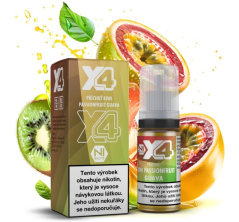 Liquid X4 Bar Juice - Kiwi, marakuja a guava (Kiwi Passionfruit Guava) 10ml - 20mg