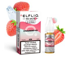 Liquid ELFLIQ Nic SALT Strawberry Ice 10ml - 10mg