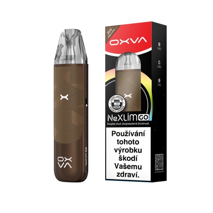 OXVA NeXLIM GO elektronická cigareta 1800mAh Silky Coffee OXVA NeXLIM GO elektronická cigareta 1800mAh Silky Coffee