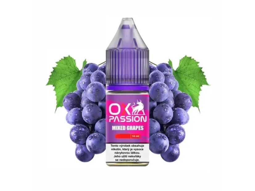 Liquid OXVA OX PASSION Salts Mixed Grapes 10ml - 10mg Liquid OXVA OX PASSION Salts Mixed Grapes 10ml - 10mg