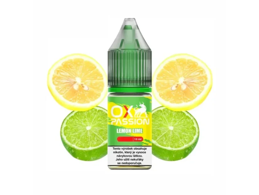 Liquid OXVA OX PASSION Salts Lemon Lime 10ml - 20mg CZ Liquid OXVA OX PASSION Salts Lemon Lime 10ml - 20mg CZ