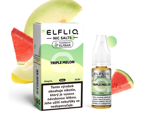Liquid ELFLIQ Nic SALT Triple Melon 10ml - 20mg