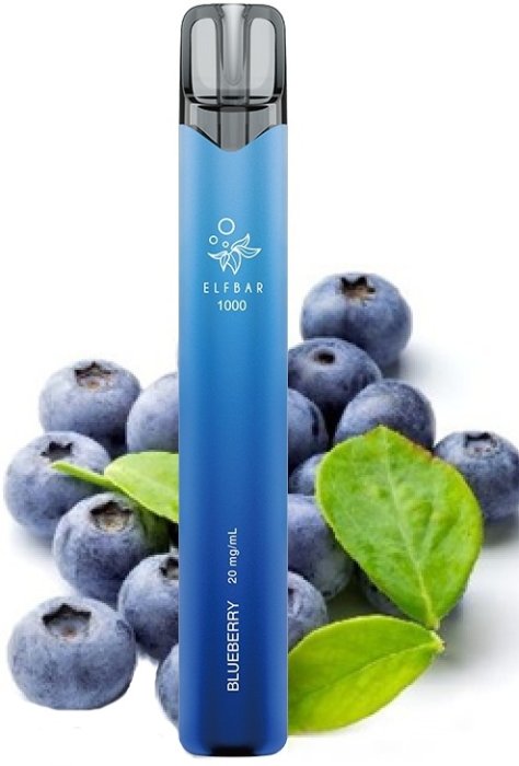 Elf Bar 1000 elektronická cigareta 20mg Blueberry Elf Bar 1000 elektronická cigareta 20mg Blueberry