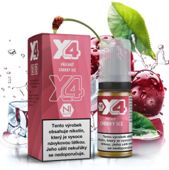 Liquid X4 Bar Juice - Chladivá třešeň (Cherry Ice) 10ml - 20mg