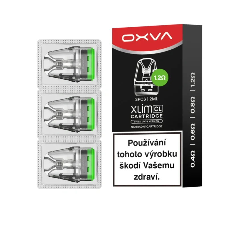 OXVA Xlim CL/V3 Pod Top Fill cartridge 1,2ohm 2ml 3Pack