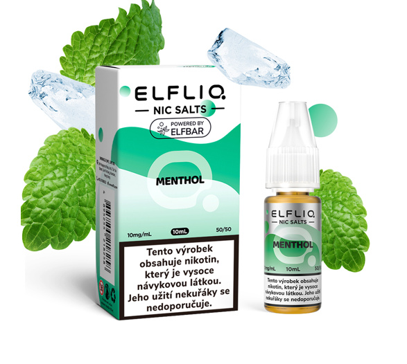 Liquid ELFLIQ Nic SALT Menthol 10ml - 20mg Liquid ELFLIQ Nic SALT Menthol 10ml - 20mg