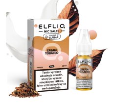 Liquid ELFLIQ Nic SALT Cream Tobacco 10ml - 10mg