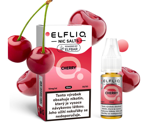 Liquid ELFLIQ Nic SALT Cherry 10ml - 10mg