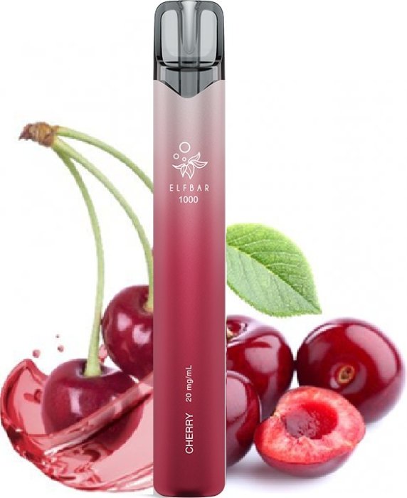 Elf Bar 1000 elektronická cigareta 20mg Cherry CZ