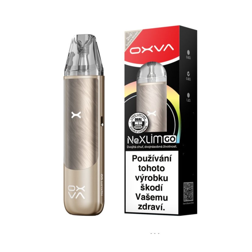 OXVA NeXLIM GO elektronická cigareta 1800mAh Sahara Brown
