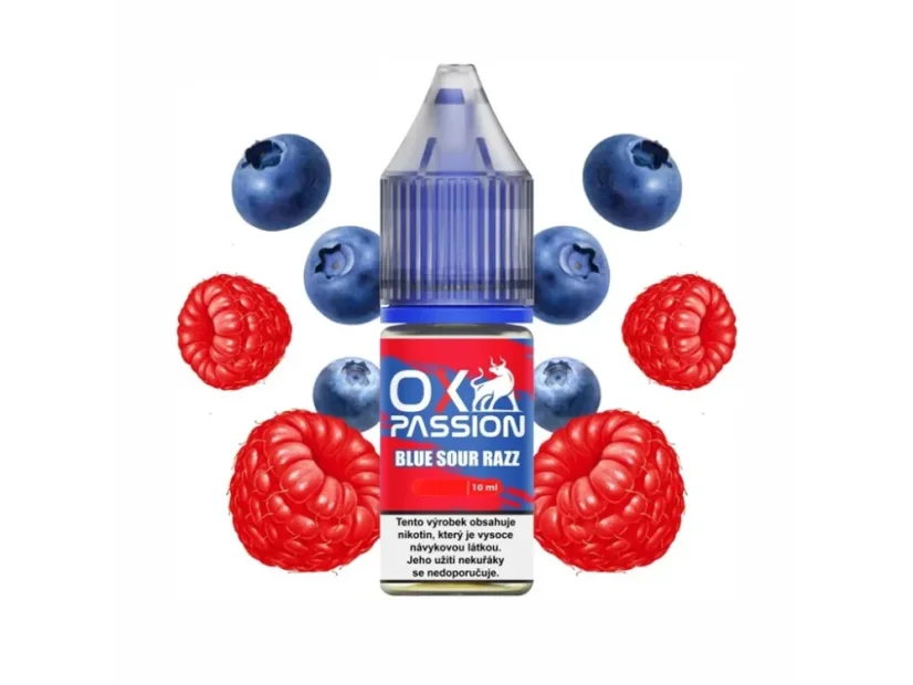 Liquid OXVA OX PASSION Salts Blue Sour Razz 10ml - 20mg CZ