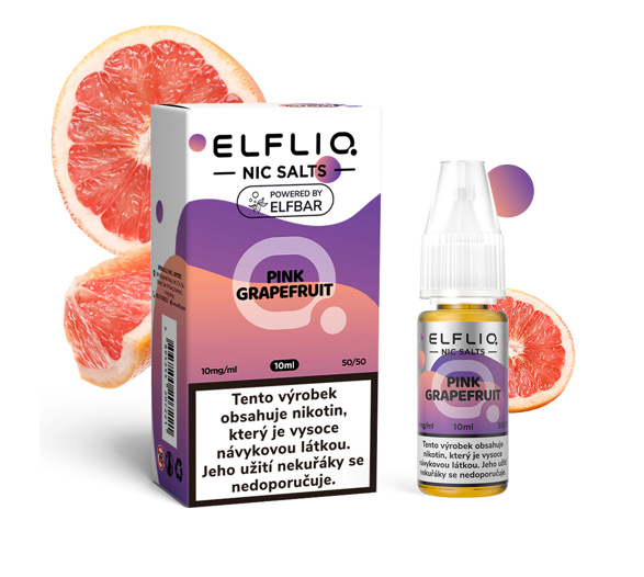Liquid ELFLIQ Nic SALT Pink Grapefruit 10ml - 20mg Liquid ELFLIQ Nic SALT Pink Grapefruit 10ml - 20mg