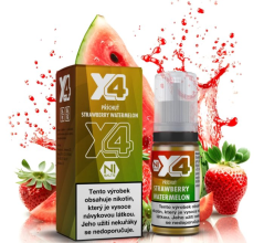Liquid X4 Bar Juice - Jahoda a meloun (Strawberry Watermelon) 10ml - 20mg