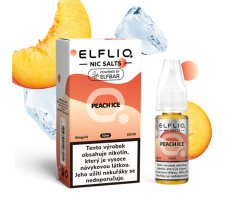 Liquid ELFLIQ Nic SALT  Peach Ice 10ml - 20mg