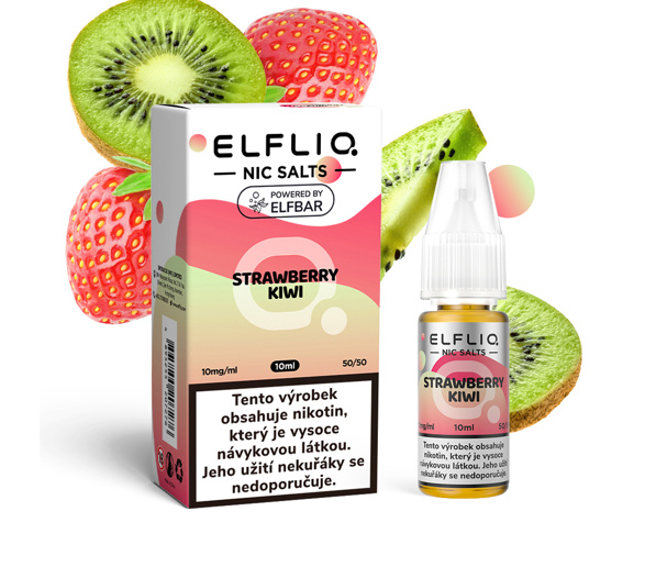 Liquid ELFLIQ Nic SALT Strawberry Kiwi 10ml - 10mg Liquid ELFLIQ Nic SALT Strawberry Kiwi 10ml - 10mg