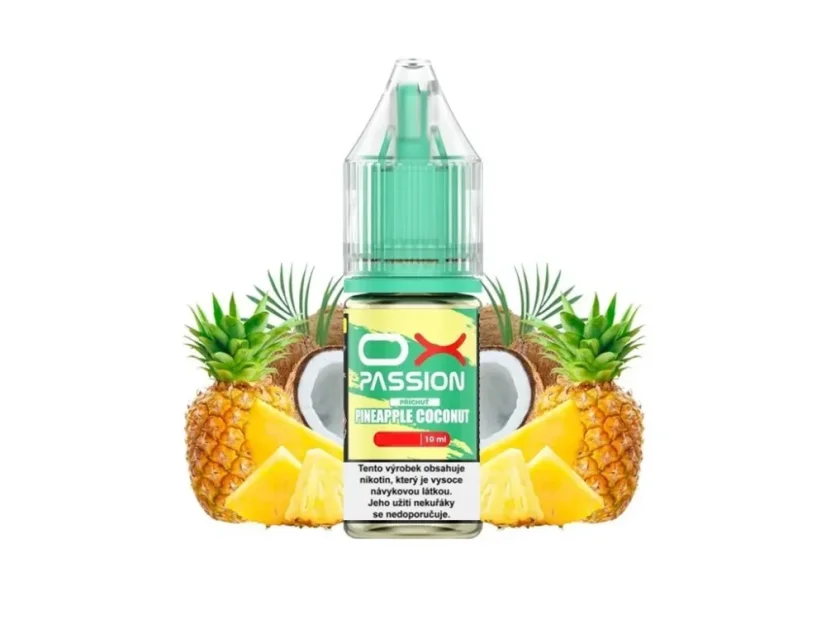 Liquid OXVA OX PASSION Salts Pineapple Coconut 10ml - 10mg Liquid OXVA OX PASSION Salts Pineapple Coconut 10ml - 10mg