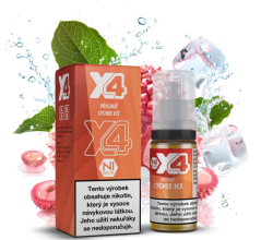 Liquid X4 Bar Juice - Chladivé liči (Lychee Ice) 10ml - 20mg
